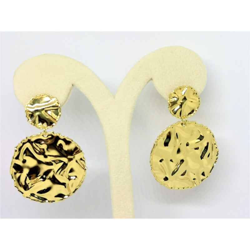 Orecchini Vintage in oro giallo e argento con diamanti ref. CPA81 - Gioielleria Paolo Zorzan
